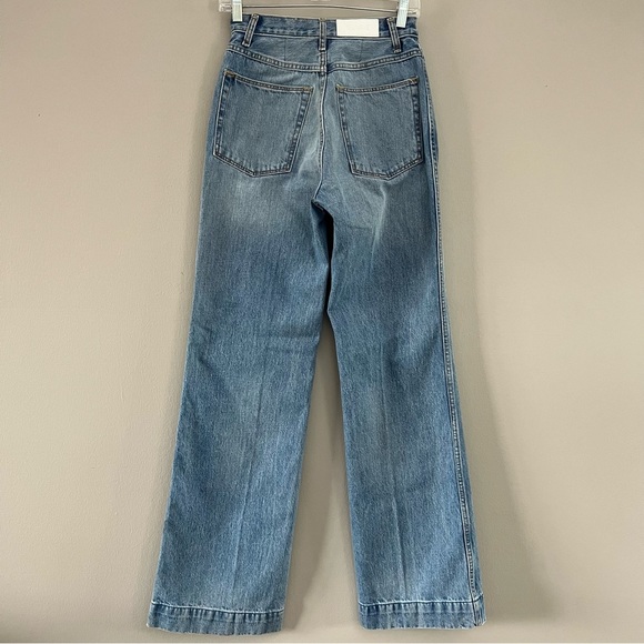 Re/Done 70's Pocket Wide Leg Jeans in Vintage Fade - Picture 2 of 7